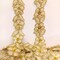 1 Yard Beaded & Corded Lace Trimming on Organza | 3/4" Wide | Decorative Couture Trim for Bridal, Quinceañera & Formalwear